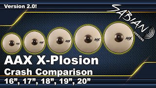 Sabian AAX X-Plosion Crash Comparison 2.0......20 Edition!!