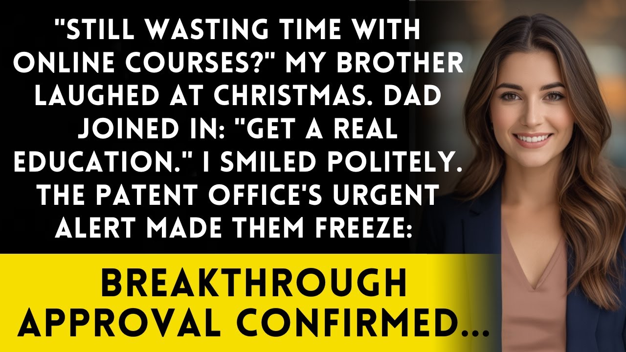 Brother Mocked My 'Internet Classes' - My Patent Just Sold For $3.8 Billion