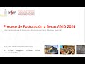 Taller N°1 postulación Becas ANID Magíster 2024 FCFM Universidad de Chile.