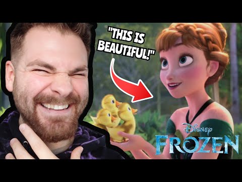 Old Disney Fan Reacts To For The First Time In Forever (from "frozen") Reaction!!