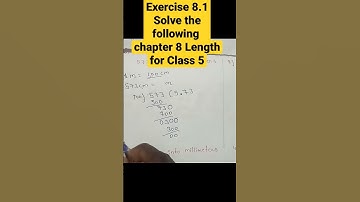 5th class maths |Chapter 8| Length Exercise 8.1|Solve the following questions