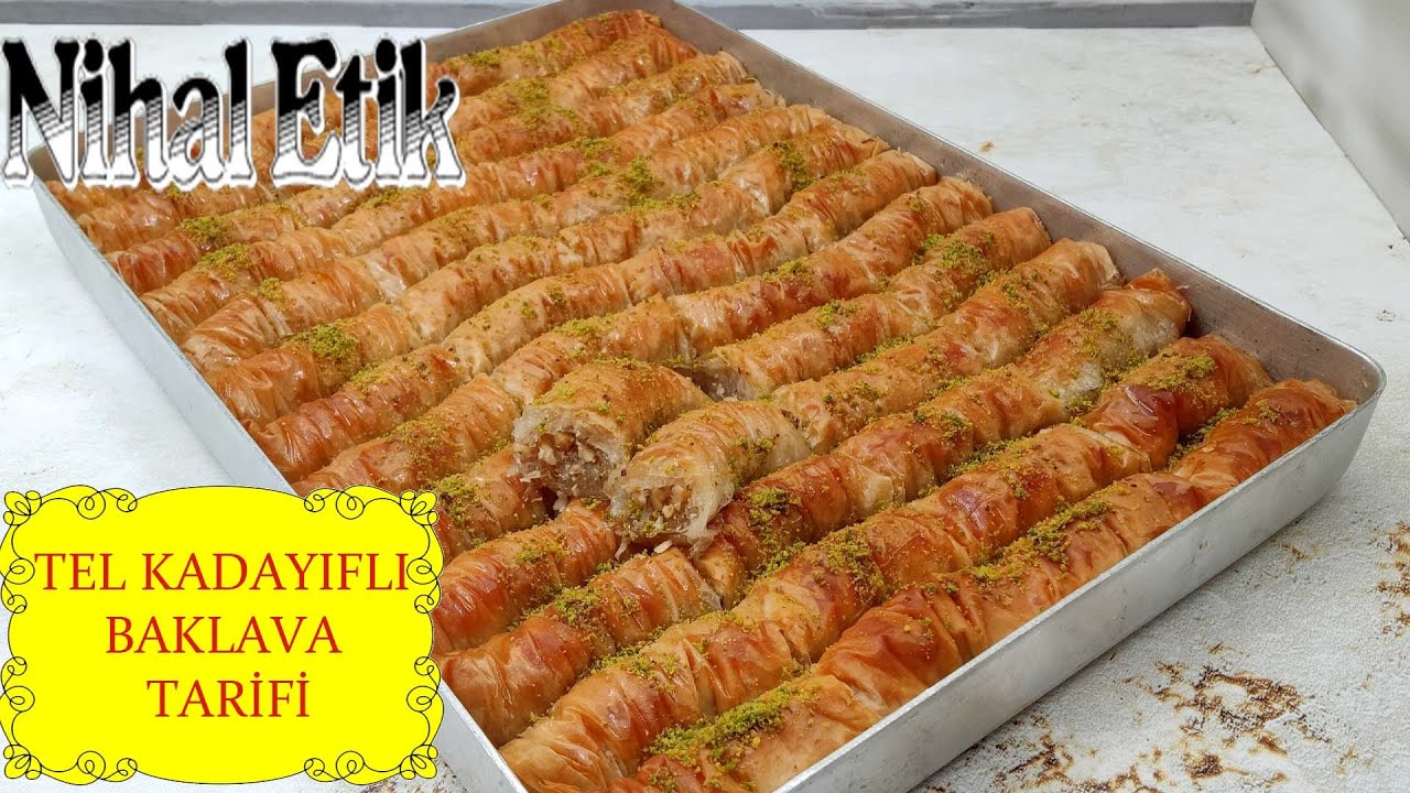????TEL KADAYIFLI Kolay BAKLAVA❗ Bayrama Çok Yakışacak Baklava Tarifi