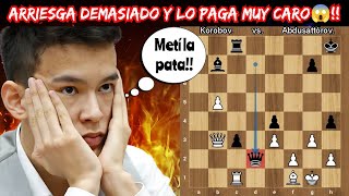 ARRIESGA DEMASIADO Y LO PAGA MUY CARO!! | Korobov vs. Abdusattórov | (TePe Sigeman ronda 1).