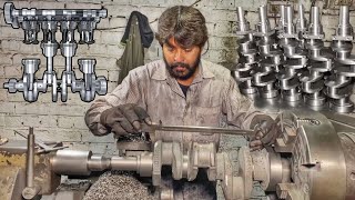Machining Process of Massey Ferguson Engine Crankshaft || Production of Crank shaft