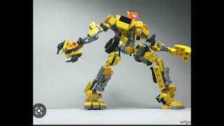 Lego TRANSFORMERS ROTF Buckethead transformation