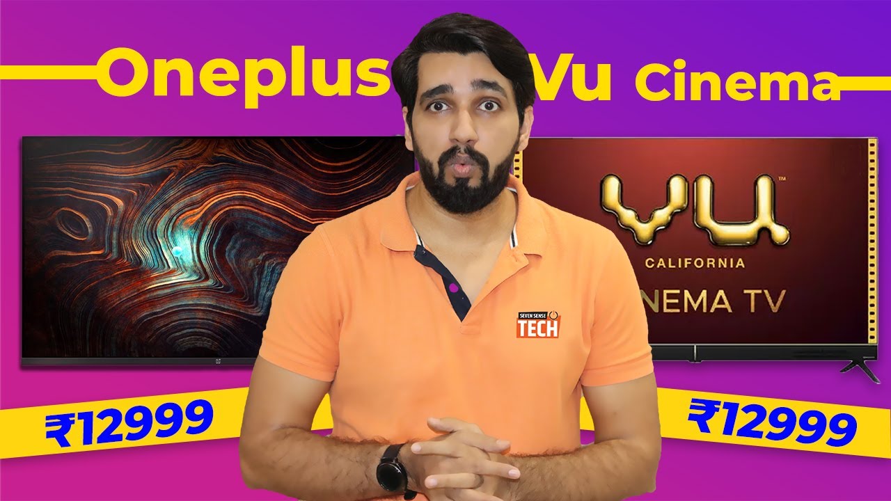 Oneplus TV vs VU Cinema 32 inch, 43 inch🔥🔥🔥: Which you should buy, Which is best for you?