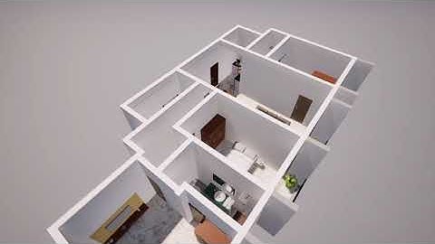 3 Bedroom Modern Apartment Walkthrough using Autodesk Revit + Twinmotion