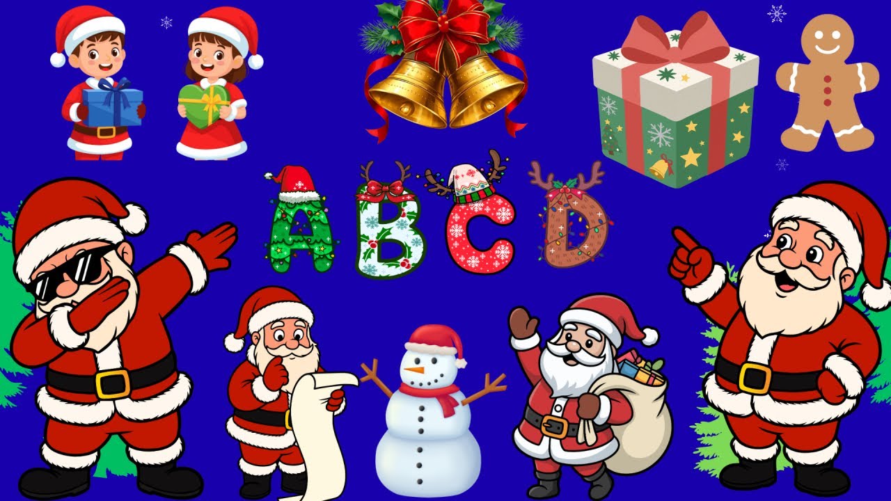 Jingle Bells for Children | Christmas ABC Song | Nursery Rhymes For ...