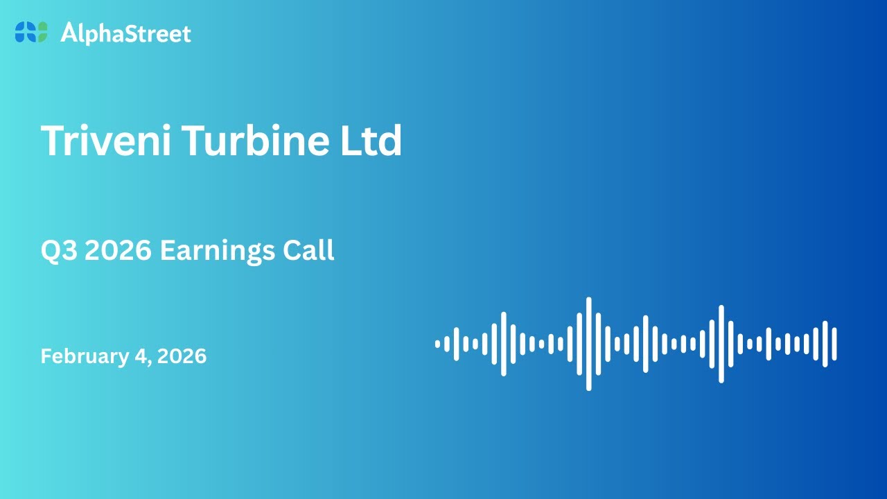 Triveni Turbine Ltd Q3 FY2025-26 Earnings Conference Call