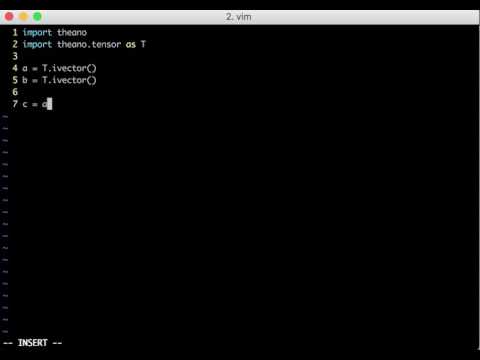 Theano Tutorial 003 (a+b)^ 2