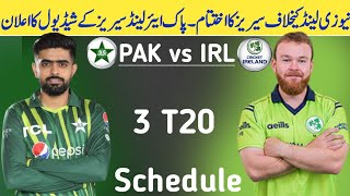 Pak New Zealand Series THE END? Pakistan vs Ireland T20 Series Schedule 2024 | Pak vs IRL Schedule screenshot 2