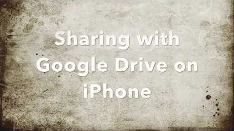 Sharing Google Drive Files on iPhone with Accessibility Features
