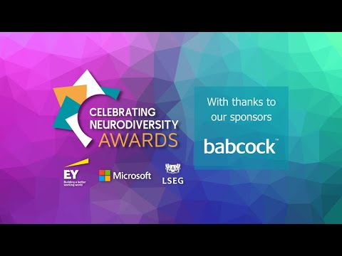 Celebrating neurodiversity Awards Sponsor video from Babcock International