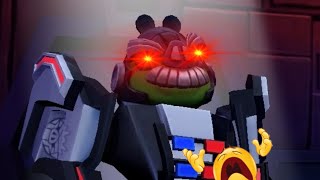 Barricade Tases A Bunch of People In Angry Birds Transformers