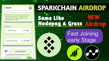 Sparkchain Ai Airdrop !! New Mining Airdrop Same GRASS !! Sparkchain Depin Project Mining Airdrop...