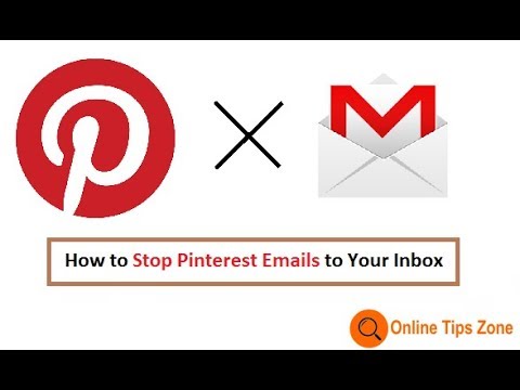 How to stop Pinterest Emails