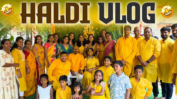 మన ఇంట్లో సంబరాలు || HALDI VLOG || అందరం కలిసి చేసిన వేడుక || @swapnavaitla
