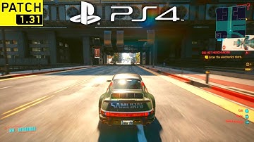 CYBERPUNK 2077 NEW PATCH 1.31 UPDATE - PS4 Slim Gameplay Performance & Graphics Test #10