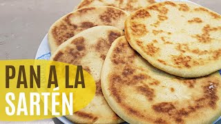 Quick Bread in a pan without yeast ONLY 3 ingredients | PIADINAS Easy Italian bread  Recetas Pati