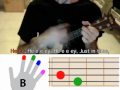 Train - Hey, Soul Sister. Tutorial Ukulele D-Tuning