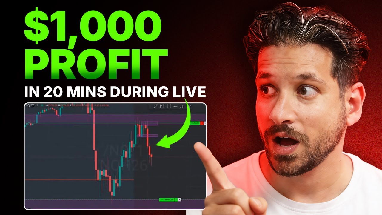 LIVE Scalping Trade Breakdown New York Open Prop Firm Trading - YouTube