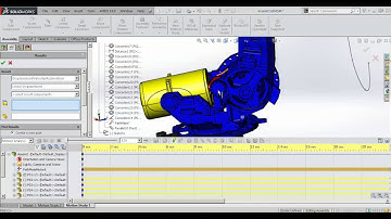 Advance robotics simulation using Solidworks Motion
