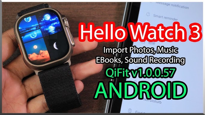 Smart Watch Hello Watch 3 Plus Ultra 4GB Rom Color