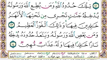 سورة النساء كامله مكتوبه بصوت الشيخ أيمن السويد بدون اعلانات