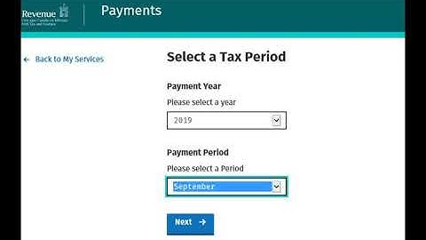 PAYE Modernisation - Make a payment using ROS
