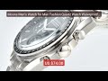 Moons Men's Watch for Man Fashion Quartz Watch Waterproof Chronogra... — Top Rated 2026 | Buy Now!