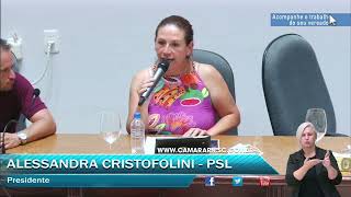 005 - Palavra Livre 9, Alessandra Cristofolini Março, Dia 07 Sessão Ordinária 2022