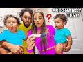 TAKING A PREGNANCY TEST ON CAMERA TAKING A PREGNANCY TEST ON CAMERA