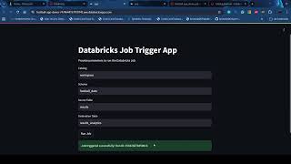 Custom Databricks App Short Demo screenshot 5