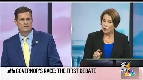 Maura Healey, Geoff Diehl face off in first gubern...