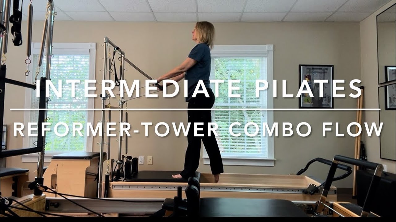 30-Minute Intermediate Reformer Tower Combo Flow | Full Body Pilates Workout at Home