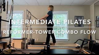 30-Minute Intermediate Reformer Tower Combo Flow | Full Body Pilates Workout at Home