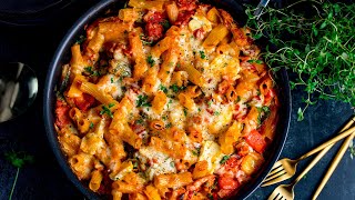 Leftover Turkey and Ham Pasta Bake. The BEST leftover turkey recipe!