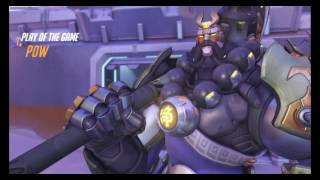Overwatch - Wujing Reinhardt quintuple team kill
