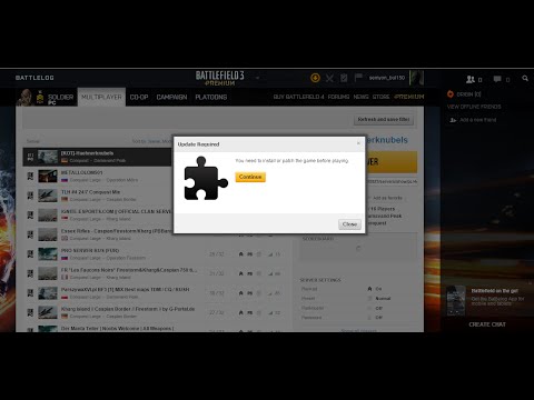 Video: Il Menu Principale Di Battlefield 3 Per PC è Battlelog