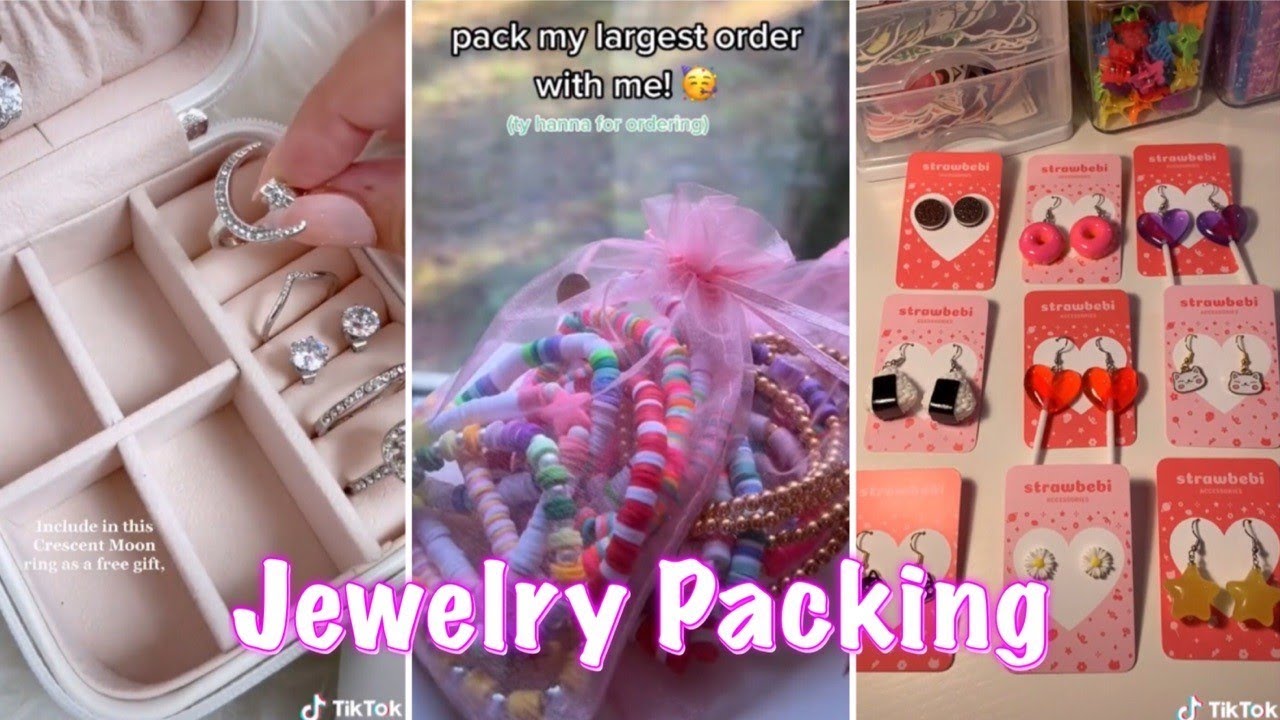 Jewelry Packing Order Tik Tok Compilation YouTube