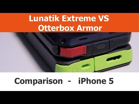 Lunatik Taktik Extreme 대 Otterbox Armor iPhone 5 케이스