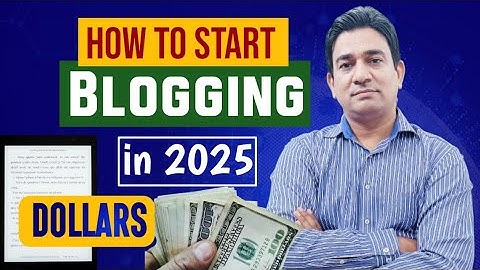 How to Start Blogging in 2025 l for Beginners to Pro l How Bloggers Make Money