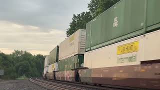 65 mph ns intermodal @ Ravenna,OH!(6/26/22)