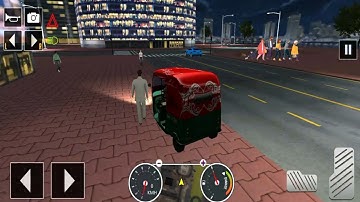 Tuk Tuk Auto Rickshaw Game - Best Night Auto Rickshaw Drive Mobile Gameplay #auto
