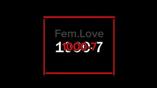 🔊Fem.Love - 1000-7🔊 (💬текст песни💬) #Femlove #1000-7