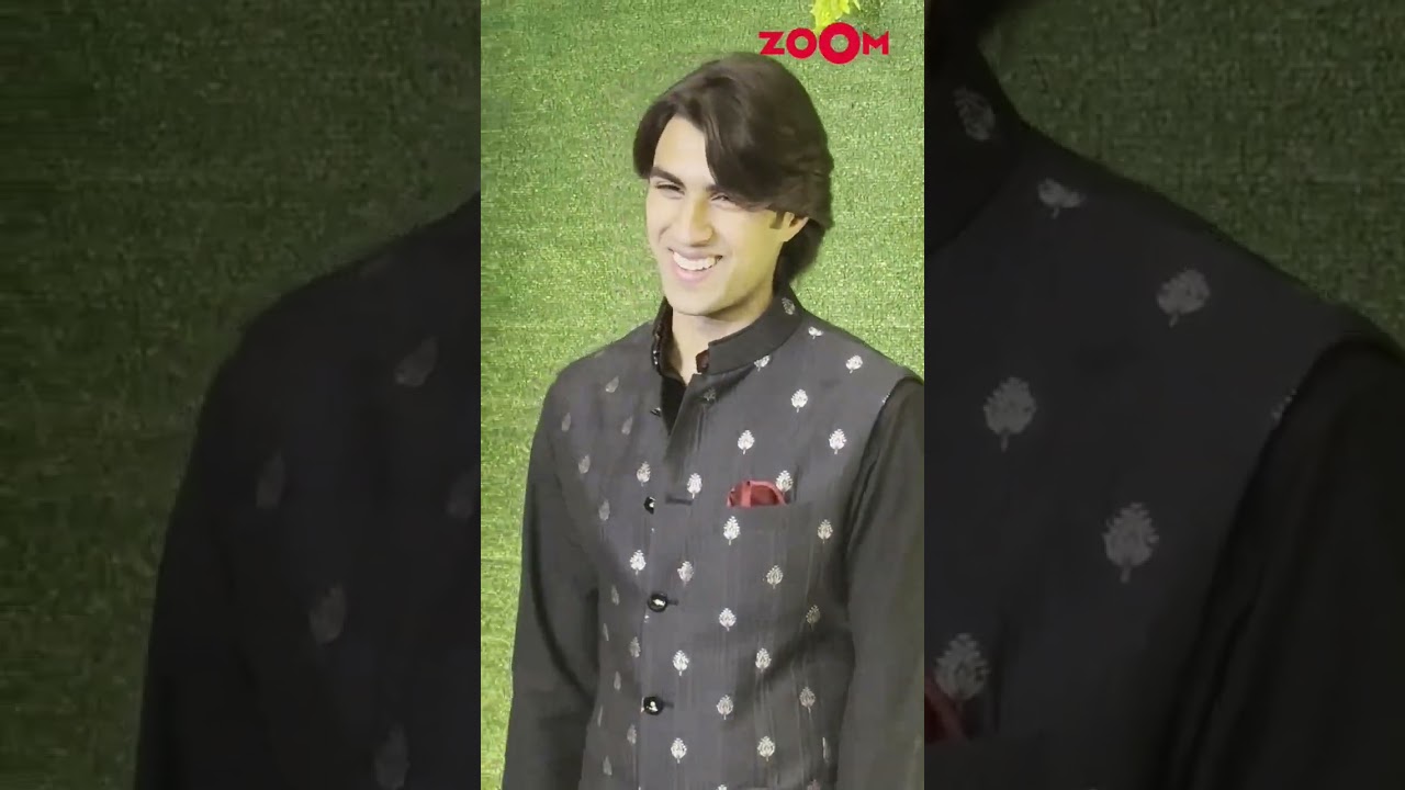 Bobby Deol's  son Aryaman Deol got shy while posing for Paps at Sangeet ceremony 