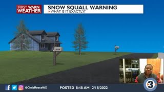 ⚠️❄️ SNOW SQUALLS? Let's break down what they are. They could impact your evening commute.