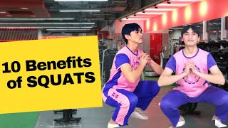 10 Types of Squats and its Benefits | Aerobic Exercise | PathFit 2 Profile