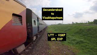 Secunderabad to Visakhapatnam Full Train Journey on 08520/LTT - VSKP SPL (HD sound quality)