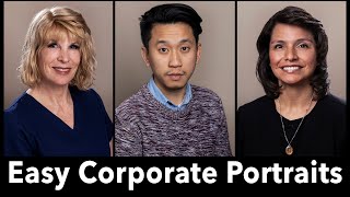 Simple Corporate Portraits - What To Charge And How To Light